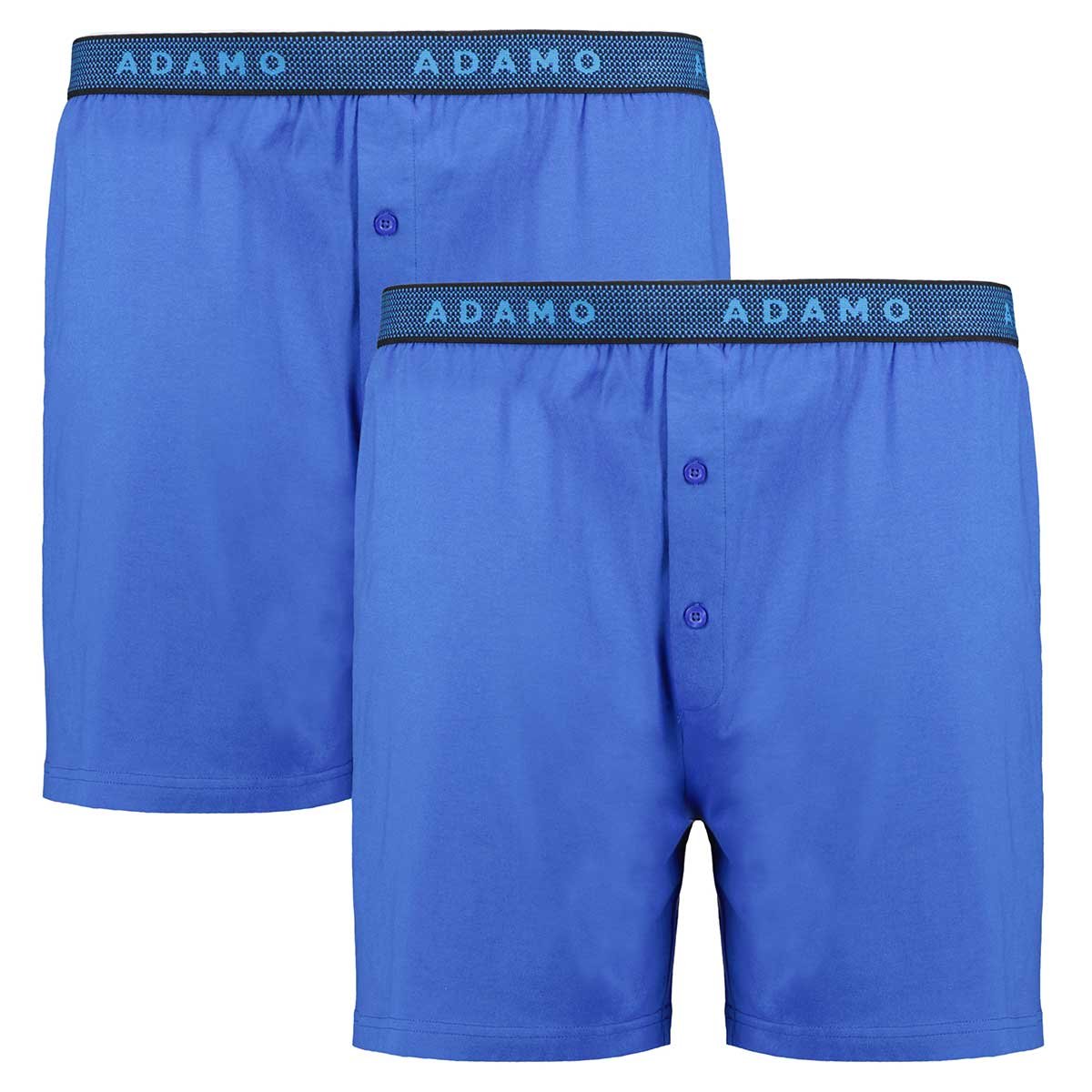 Adamo 2er Pack Boxershorts Mit Elasthan Blau 6797