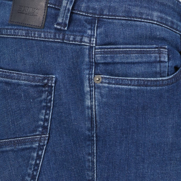 Brax by Eurex 5-Pocket Stretch-Jeans im Stil, blau