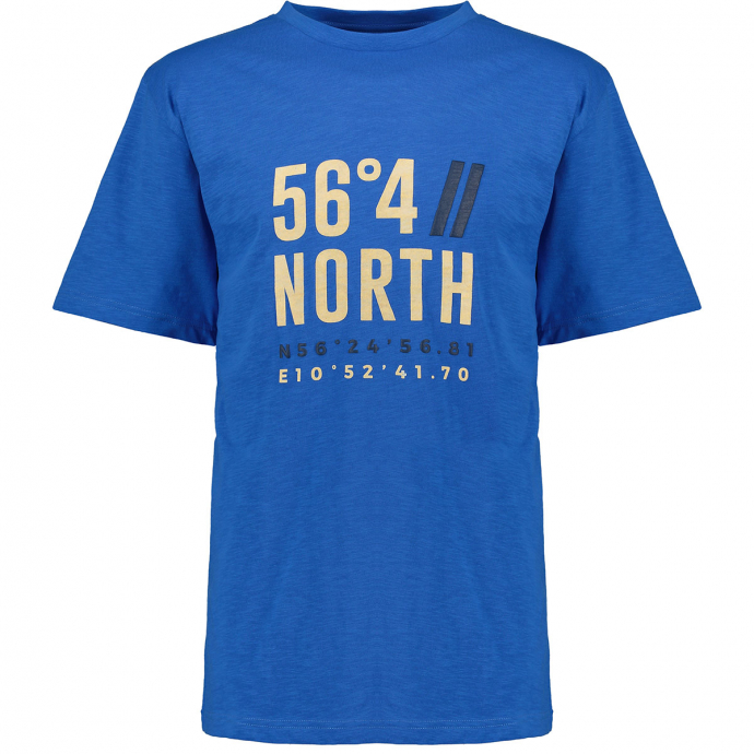 North T Shirt Mit 56 4 Beflockung Royalblau Pfundskerl