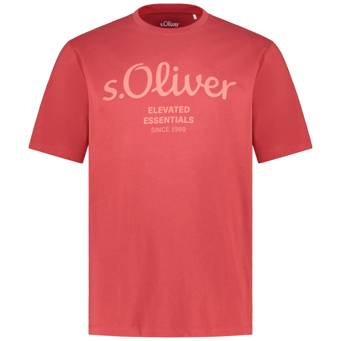 s.Oliver T-Shirt mit Label-Print günstig online kaufen