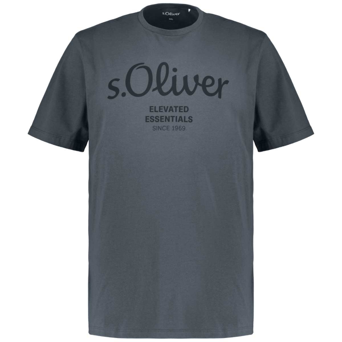 s.Oliver Kurzarmshirt T-Shirt mit Logo-Print günstig online kaufen