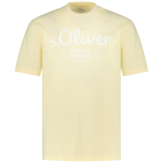 s.Oliver T-Shirt mit Label-Print günstig online kaufen