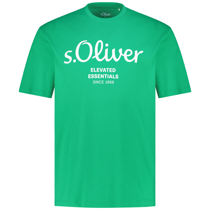 s.Oliver T-Shirt mit Label-Print günstig online kaufen