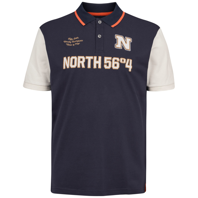 North Poloshirt im Colorblock-Design