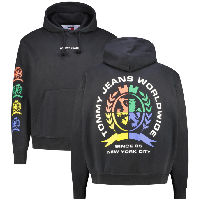 Tommy Jeans Hoodie mit Print auf Vorder- und Rückseite günstig online kaufen