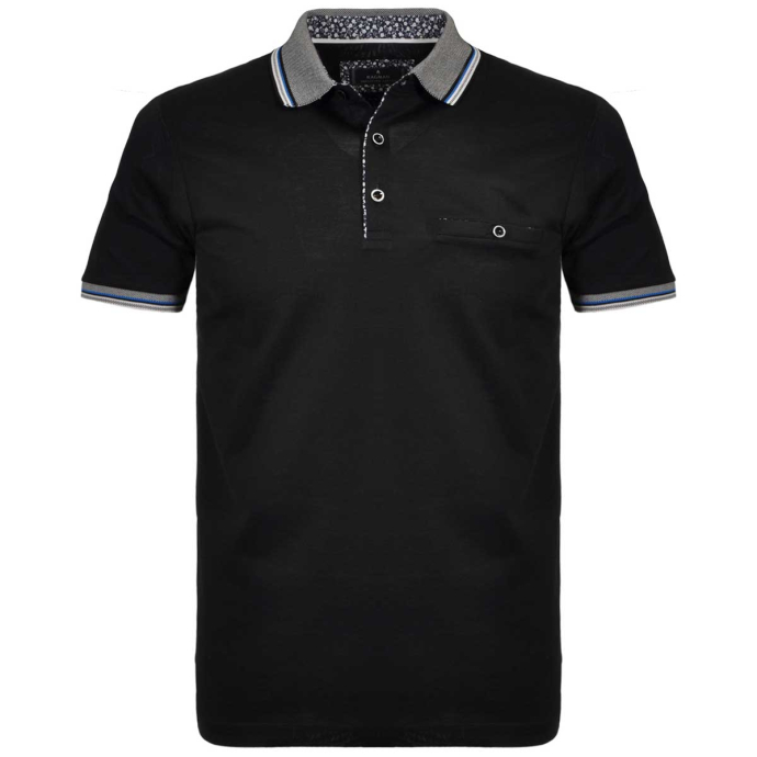 RAGMAN Poloshirt aus mercerisiertem Baumwoll-Jersey günstig online kaufen