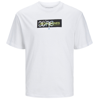 T-Shirt mit Print weiß_WHITE | 3XL