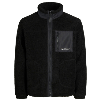 Teddyfleece-Jacke schwarz_BLACK | 3XL