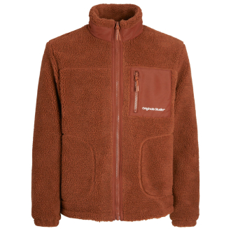 Teddyfleece-Jacke braun_BRANDY BROWN | 3XL