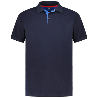 Poloshirt aus Baumwolle dunkelblau_360 | 3XL