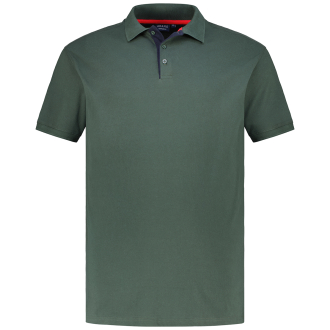 Poloshirt aus Baumwolle dunkelgrün_480 | 3XL