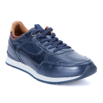 Sneaker aus Leder dunkelblau_08 | 43