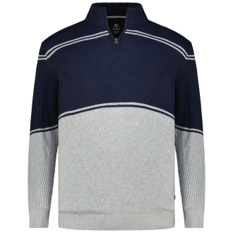 Pullover mit Stehkragen marine_609 | 3XL