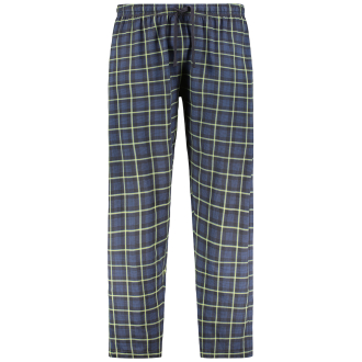 Lange Pyjamahose mit Allover-Print blau_964 | 60/62