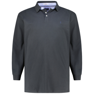 Poloshirt mit Elasthan schwarz_0099 | 3XL