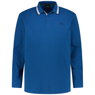 Poloshirt mit Kontrastdetails blau_494 | 3XL