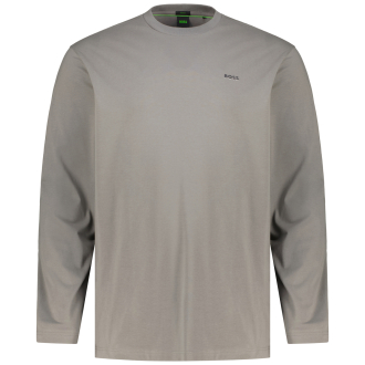 Longsleeve mit Elasthan grau_058 | 3XL