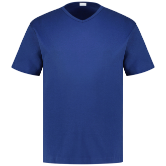 Homewear Shirt aus Baumwolle blau_664 | 3XL