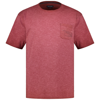 T-Shirt mit Garment-Dye-Färbung rot_472 | 3XL