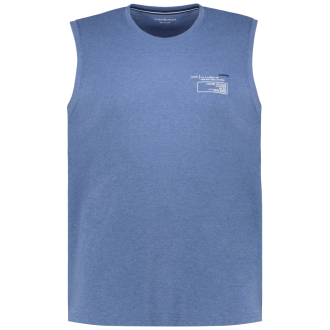 Tanktop aus Baumwollmischung mittelblau_132 | 4XL