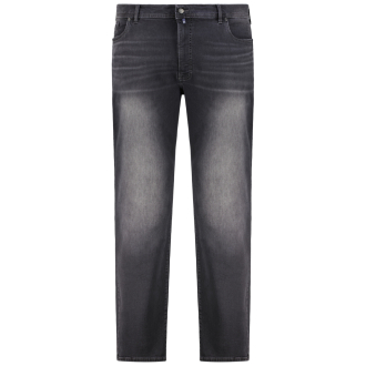 Stretch-Jeans "Lyon", gerade schwarz_9808 | 28